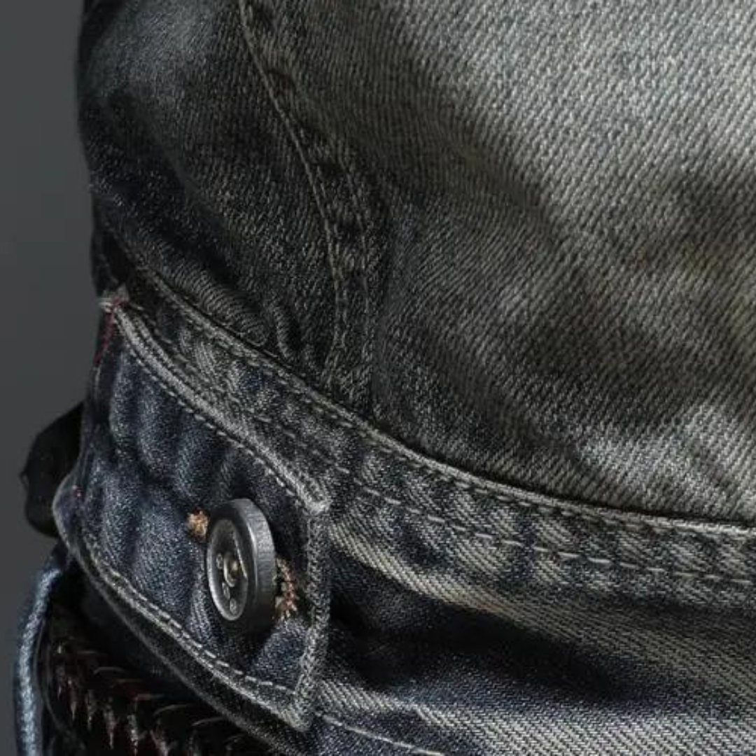 Herren Blaue Denim-Jacke – Regular Fit