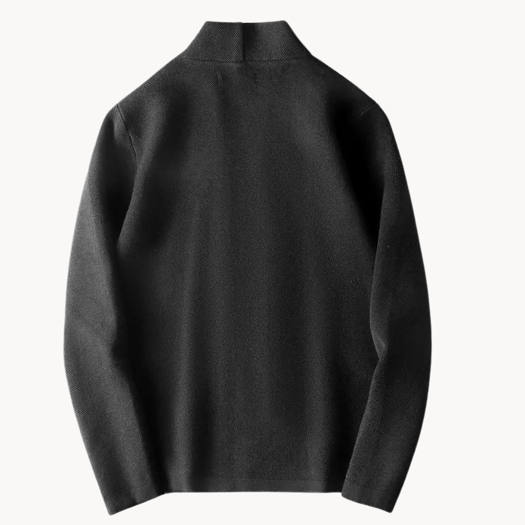Herren-Strick-Cardigan für den Winter mit schmaler Passform