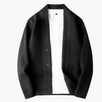 Herren-Strick-Cardigan für den Winter mit schmaler Passform