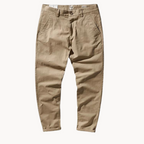 Herren Baumwollhose Grau Regular Fit – Chino Freizeithose