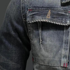 Herren Blaue Denim-Jacke – Regular Fit