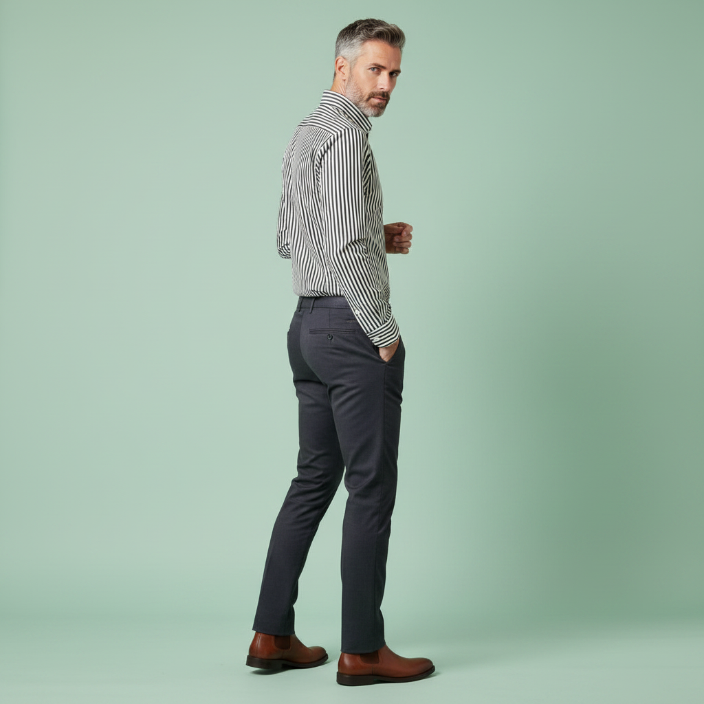 Antonio Gestreiftes Herrenhemd | Sommer Hemd Herren