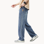 Herren Herbst Jeans – Relaxed Fit Casual Stretch Jeans