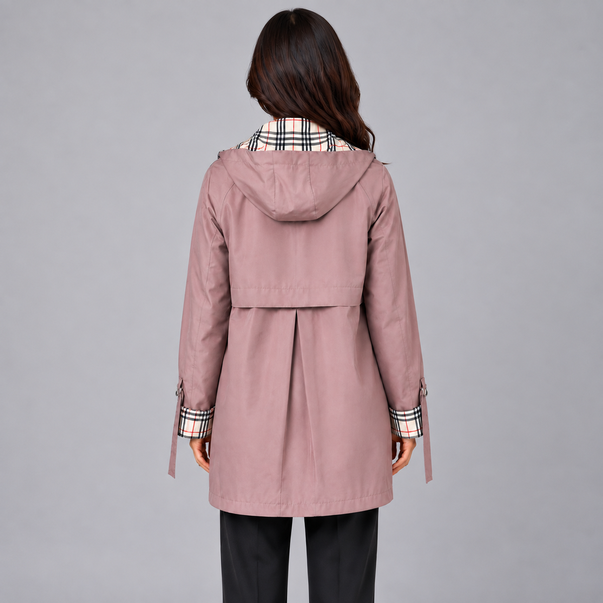 Damen Regenmantel mit Kapuze – Regular Fit