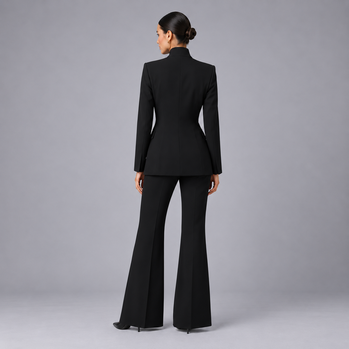Damen Business-Hosenanzug mit Blazer – Slim Fit