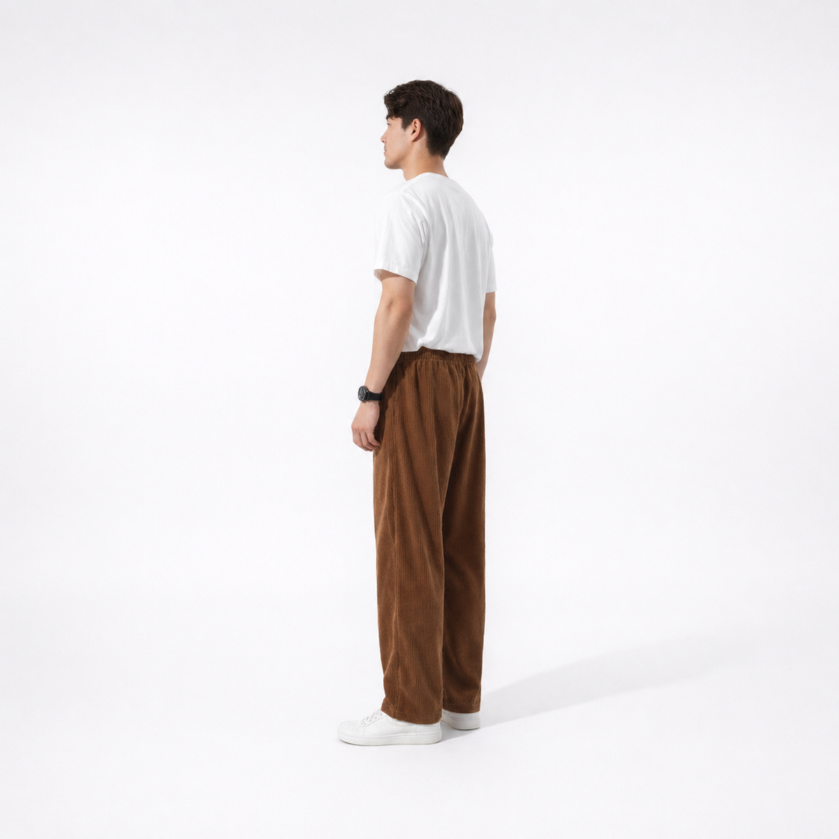 Herren Cordhose mit weitem Bein – Relaxed Fit