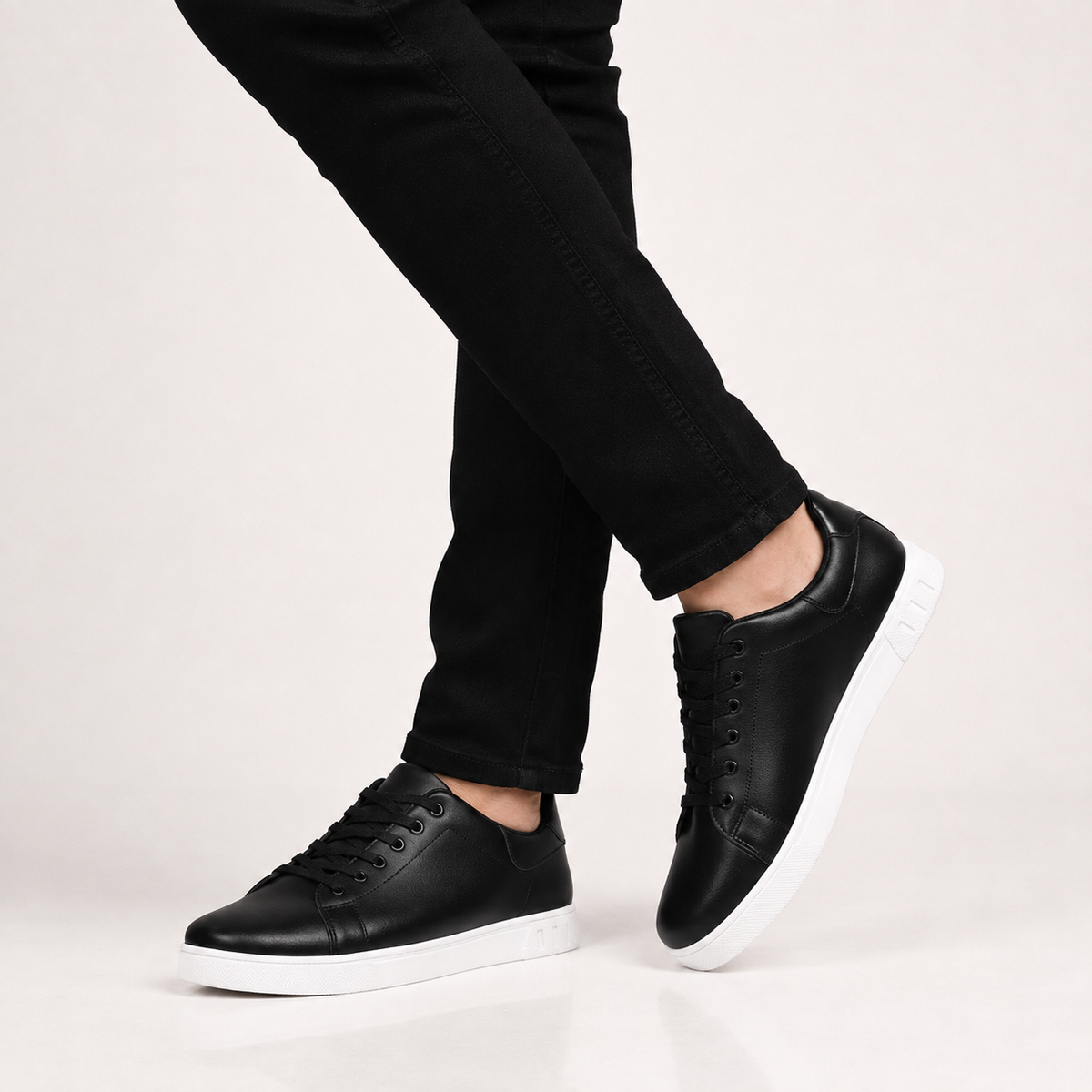 Herren Court-Sneaker – Klassische Flache Turnschuhe