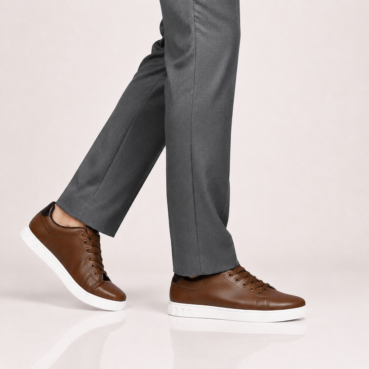 Herren Court-Sneaker – Klassische Flache Turnschuhe