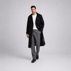 Herren Langer Trenchcoat – Regular Fit