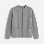 Damen Offene Strickjacke mit Taschen – Relaxed Fit