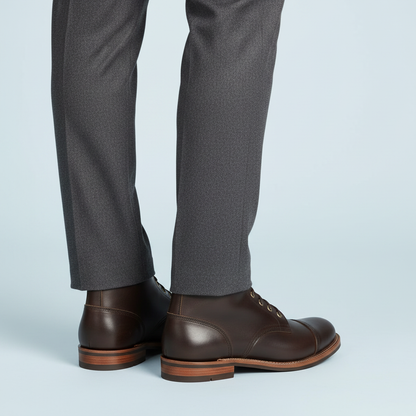 Strapazierfähige Herren Arbeitsstiefel | Schnürdesign Schwarz/Braun