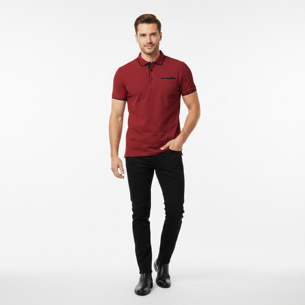 Elegantes Herren-Poloshirt | Klassische Freizeitkleidung