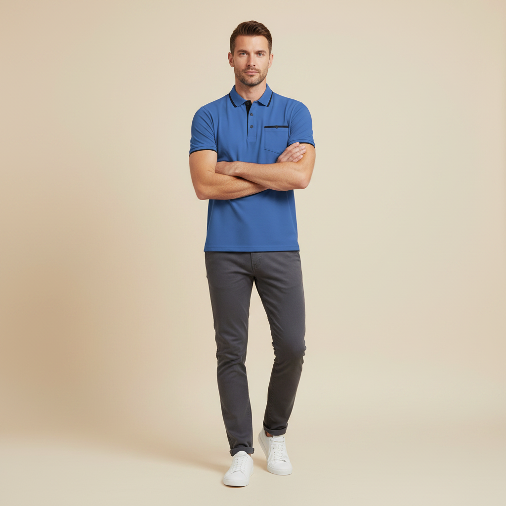 Elegantes Herren-Poloshirt | Klassische Freizeitkleidung