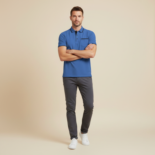 Elegantes Herren-Poloshirt | Klassische Freizeitkleidung