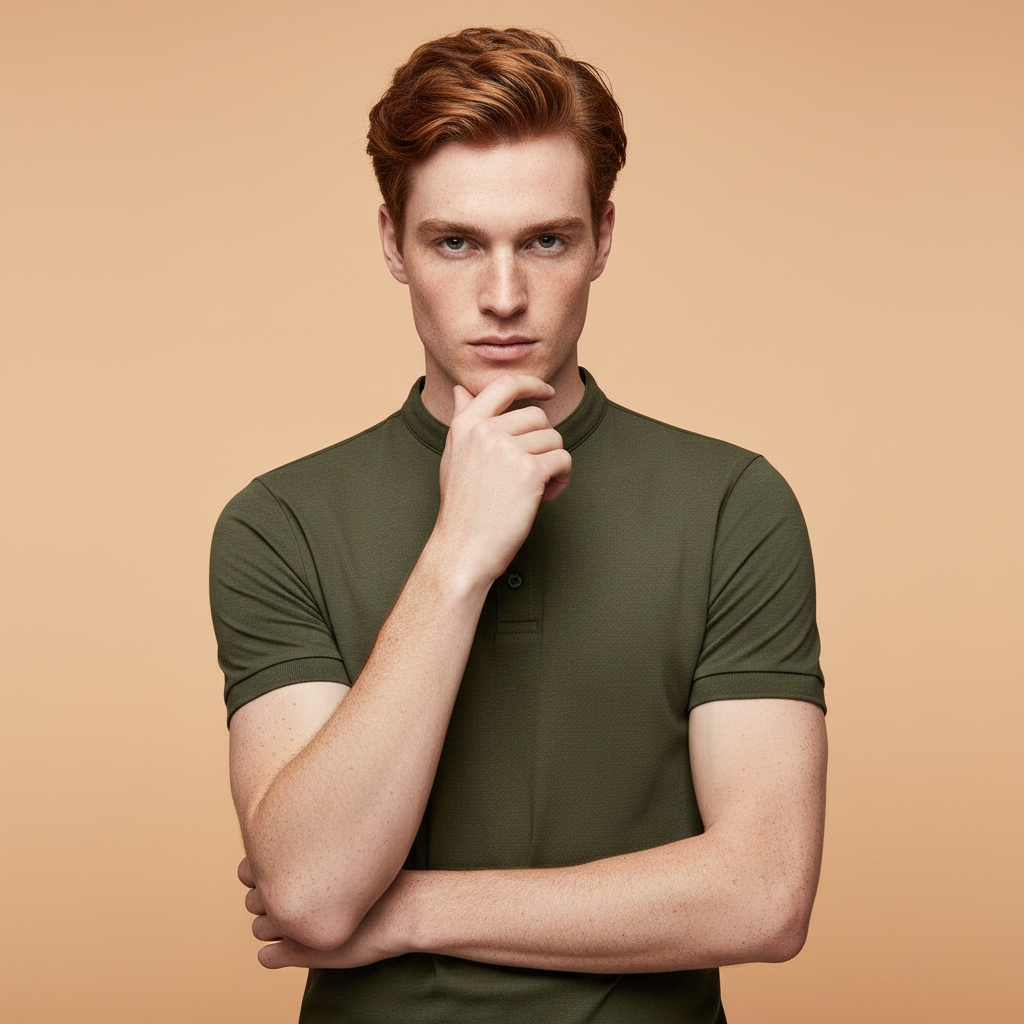 Elegantes Poloshirt Herren | Klassischer Stil Langarm