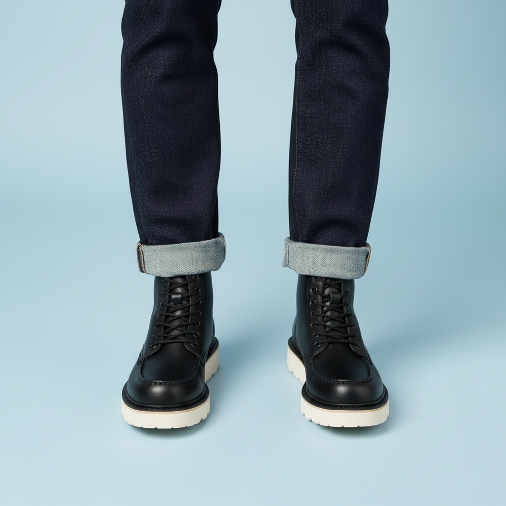 Uriel Schnürstiefeletten Herren | Strapazierfähige Lederschuhe