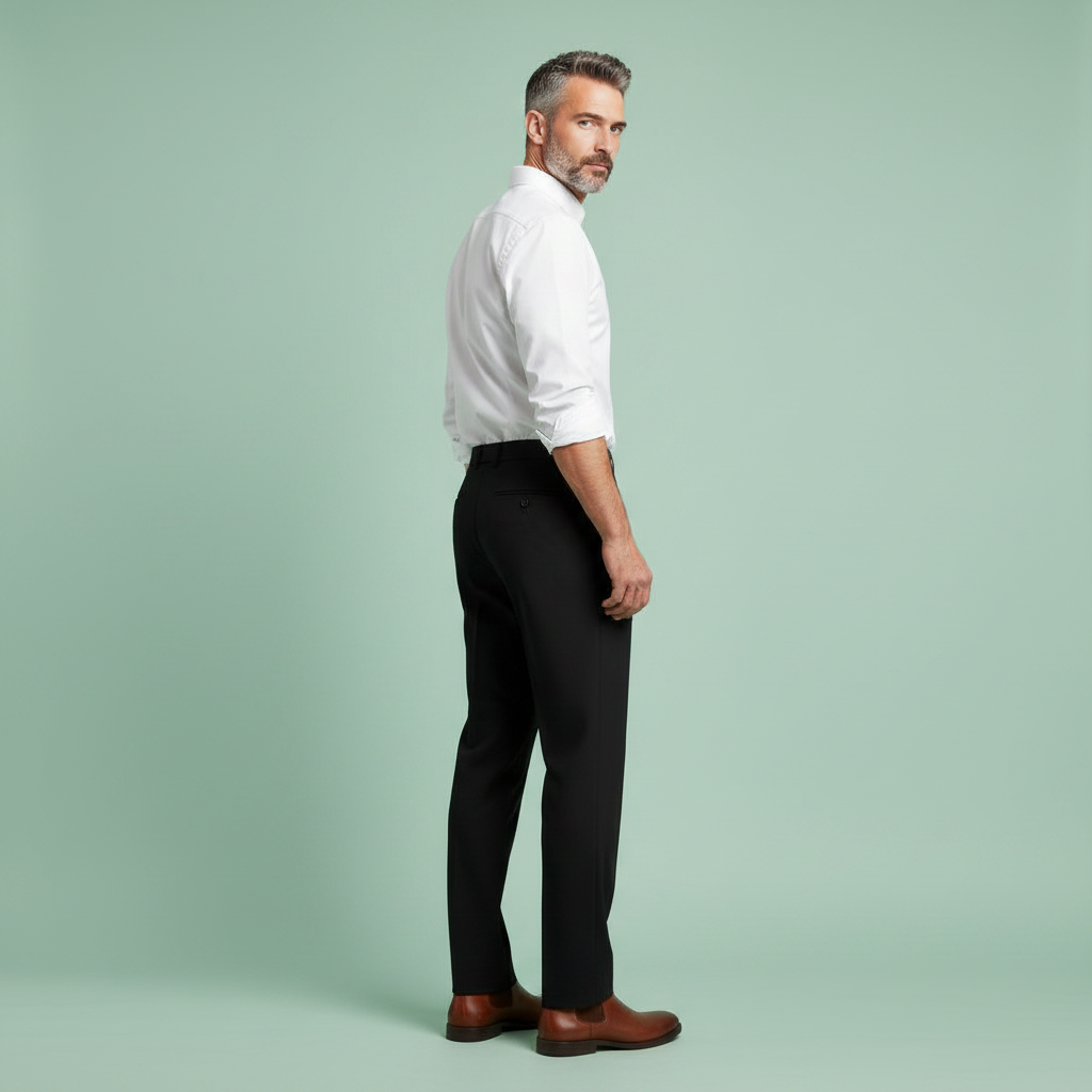 Herren-Plisseehose | Formelle Bundfaltenhose