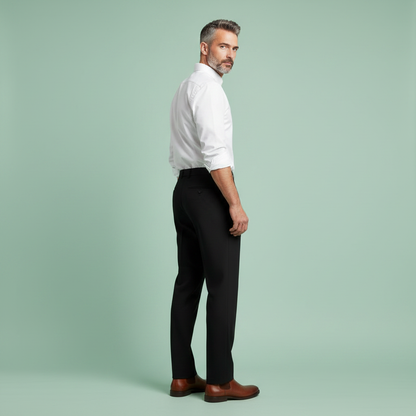 Herren-Plisseehose | Formelle Bundfaltenhose