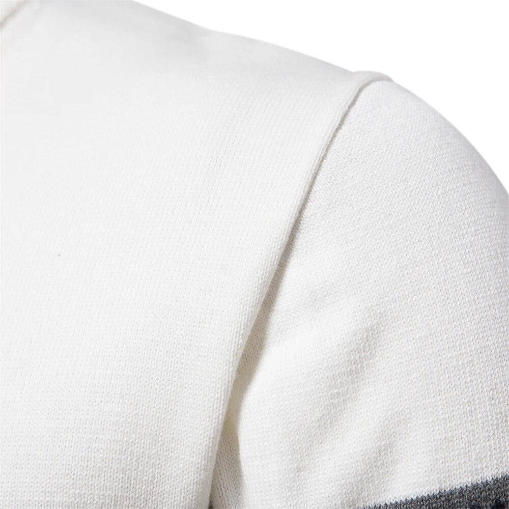 Herren Winterpullover mit Reißverschluss - Regular Fit aus Baumwolle