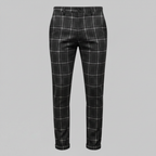Herren Chinohose mit Karomuster – Slim Fit