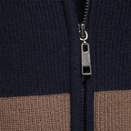 Herren Strickjacke mit Reißverschluss – Baumwolle