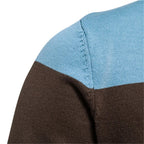 Pullover mit Reißverschluss aus Baumwolle und Elastan