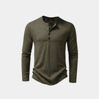 Herren Langarmshirt aus Baumwolle – Rundhalsausschnitt