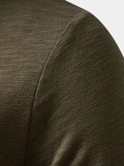 Langarm-T-Shirt aus Baumwolle mit Rundhalsausschnitt