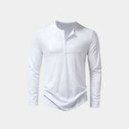 Herren Langarmshirt aus Baumwolle – Rundhalsausschnitt
