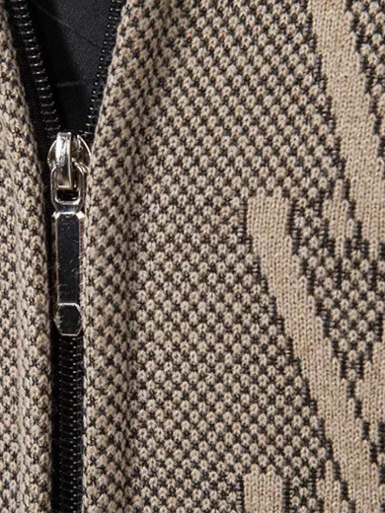 Herren Strickjacke mit Reißverschluss – Regular Fit