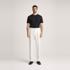Herren Anzughose mit Bundfalten – Gerade Passform