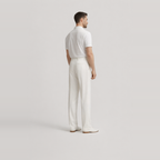 Herren Anzughose mit Bundfalten – Gerade Passform