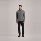Herren Slim-Fit Cardigan Mit Reißverschluss