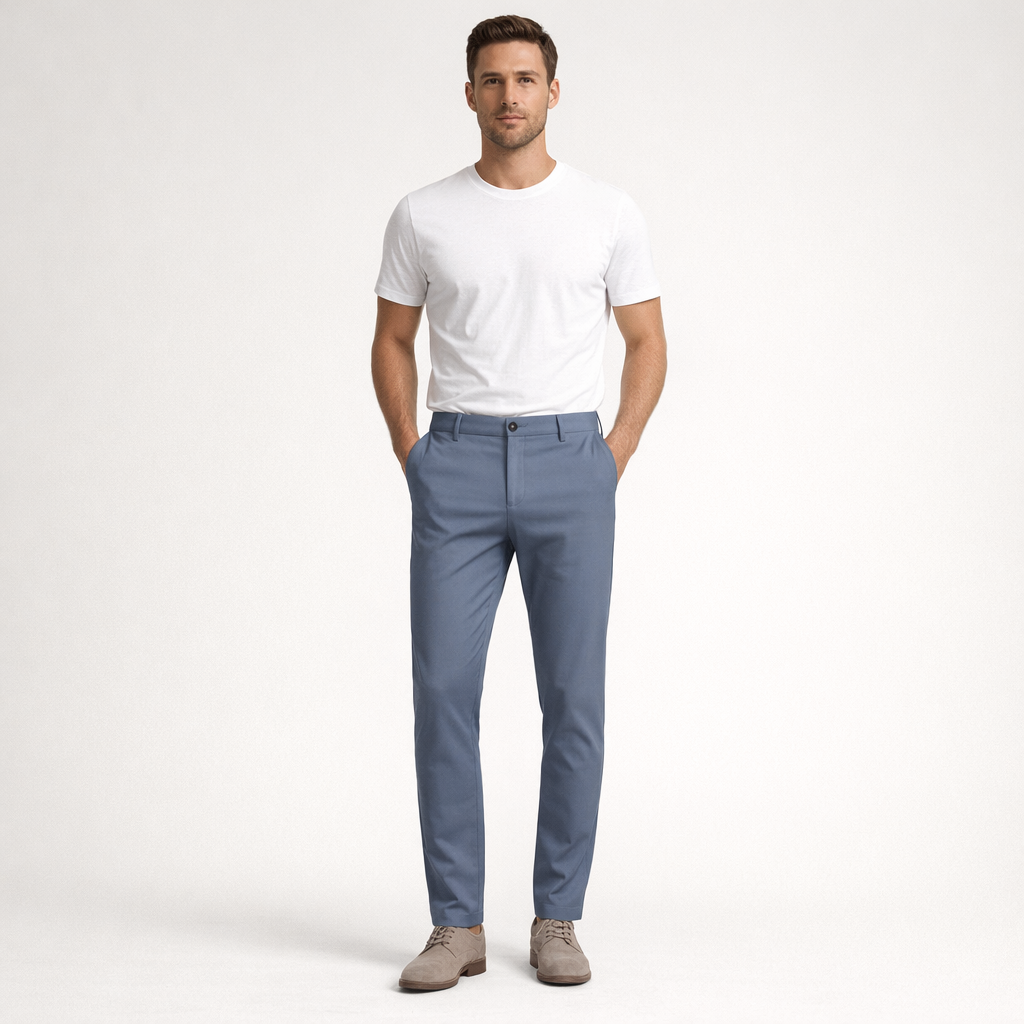 Saul | Slim-Fit-Hose für Herren — Blaugrau
