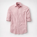 Herren Hemd – Faltenfreies Businesshemd — Rosa