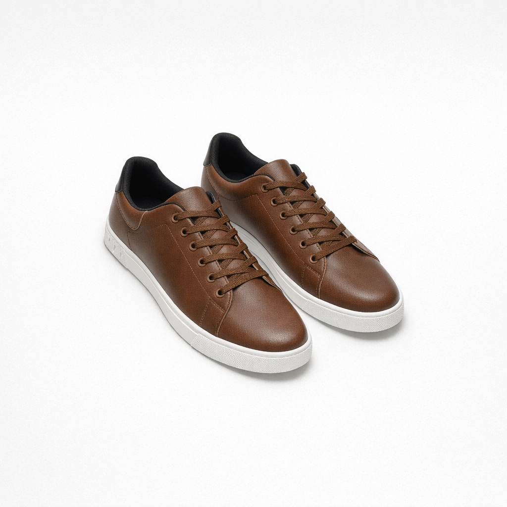Herren Sneaker – Klassische flache Turnschuhe — Braun