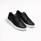 Herren Sneaker – Klassische flache Turnschuhe — Schwarz