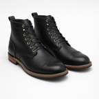 Herren Arbeitsstiefel – Robuste Schnürstiefel — Schwarz