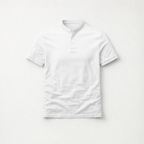 Herren Langarm-Poloshirt – Klassisch Elegant für Herbst — Weiß