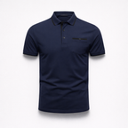 Herren Poloshirt – Elegantes Freizeit-Polo — Dunkelblau