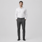 Herren Slim Fit Chinohose – Elegante Chino — Dunkelgrau