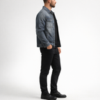 Herren Blaue Denim-Jacke – Regular Fit