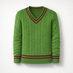 Herren Strickpullover - Regular Fit Herbststyle — Grün