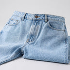 Herren Baggy Jeans im Loose Fit — Hellblau