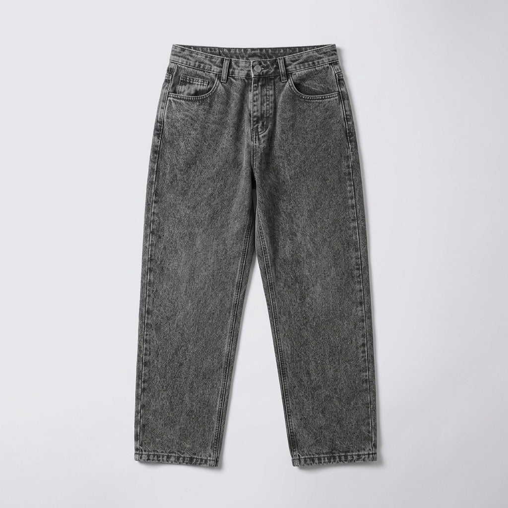 Herren Baggy Jeans im Loose Fit — Schwarz