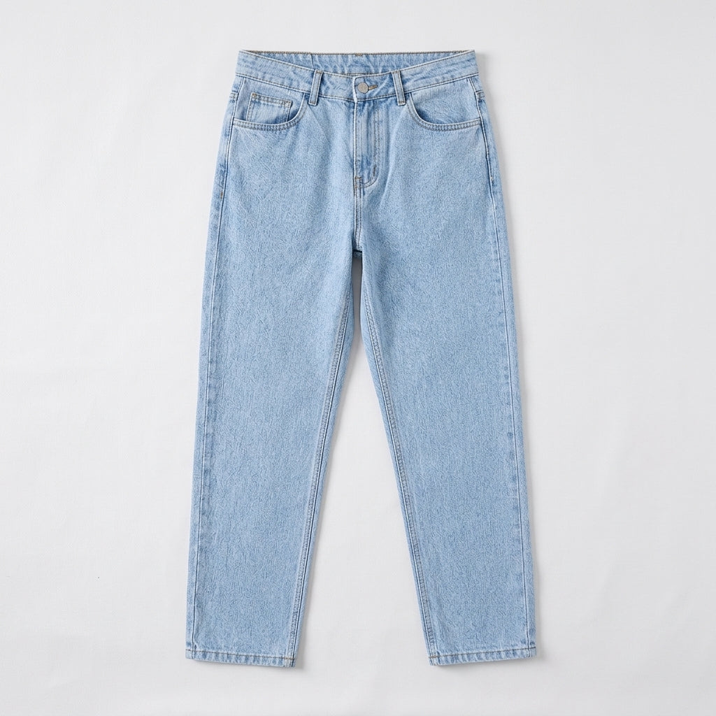Herren Baggy Jeans im Loose Fit — Hellblau