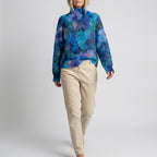 Damen Strickpullover mit Rollkragen – Regular Fit — Blau