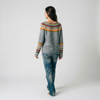 Damen Strickpullover mit Norwegermuster – Regular Fit
