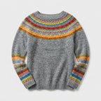 Damen Strickpullover mit Norwegermuster – Regular Fit