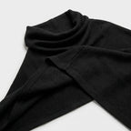 Damen Zweiteiler mit Poncho-Oberteil – Relaxed Fit — Schwarz
